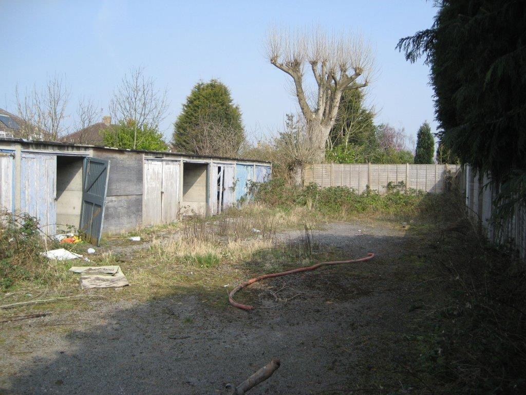 Land Market Case Study, Success Story, Little Withey Before Development, garage plot,